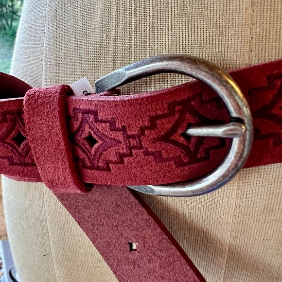 Lucky Brand Accessories - Lucky Brand Southwestern Embroidered Belt